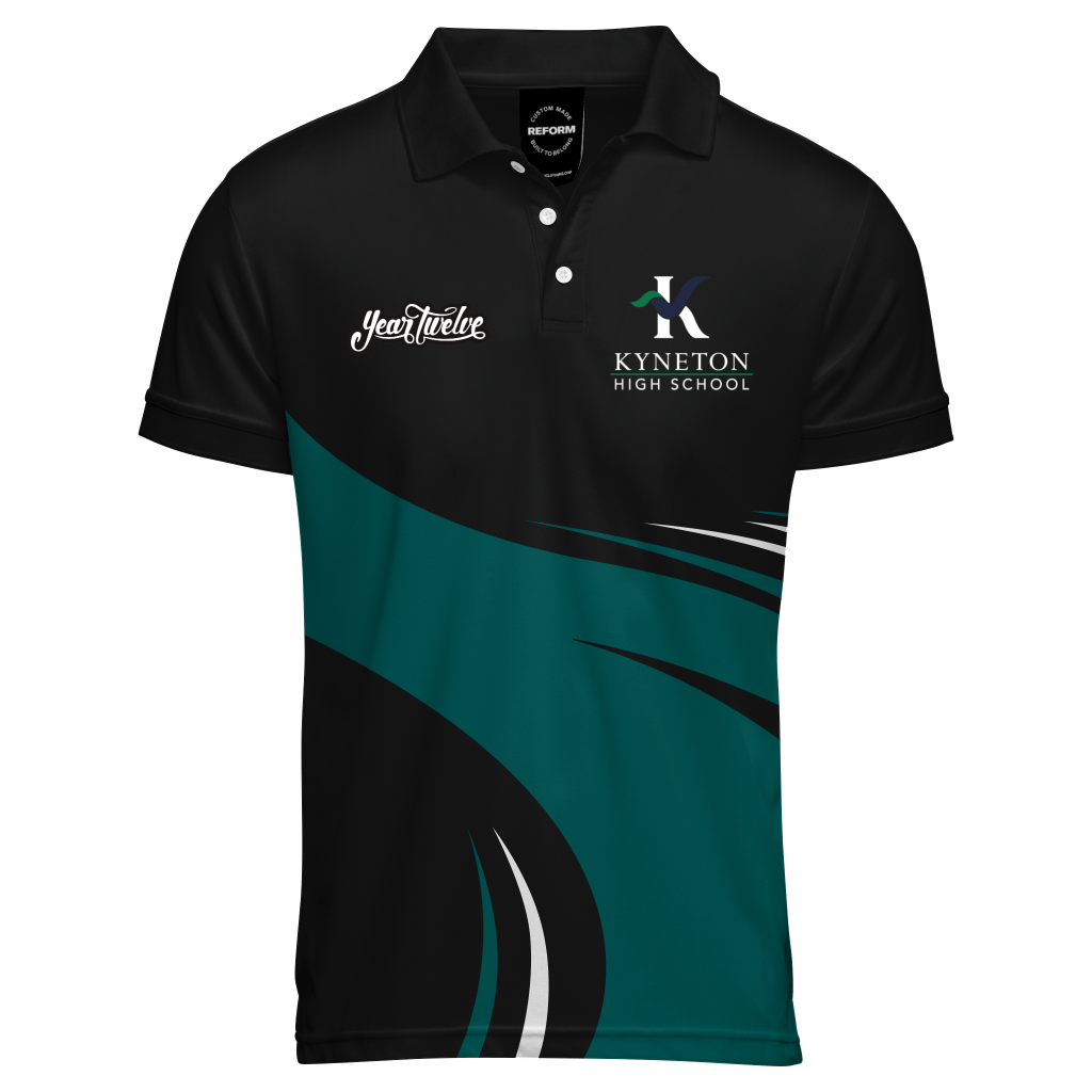 Polo Shirt R1006S 3I6R3ha front a - Kyneton High School - Excellence in Teaching & Learning