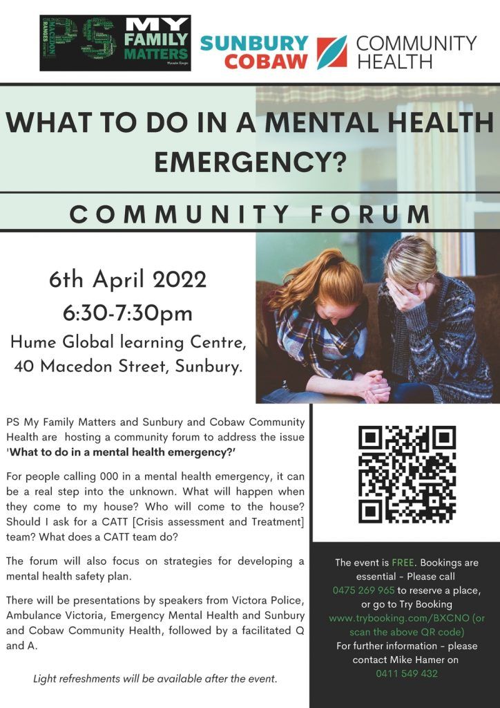 What to do in a mental health emergency - Kyneton High School - Excellence in Teaching & Learning