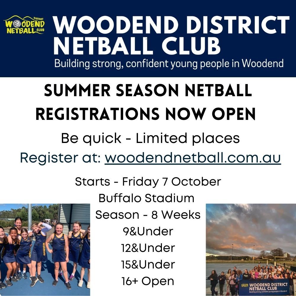 Woodend Summer Netball 1000 × - Kyneton High School - Excellence in Teaching & Learning