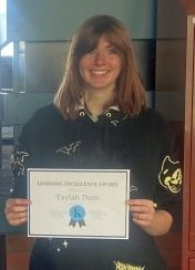 Yr 11 learning excellence Taylah Dam - Kyneton High School - Excellence in Teaching & Learning