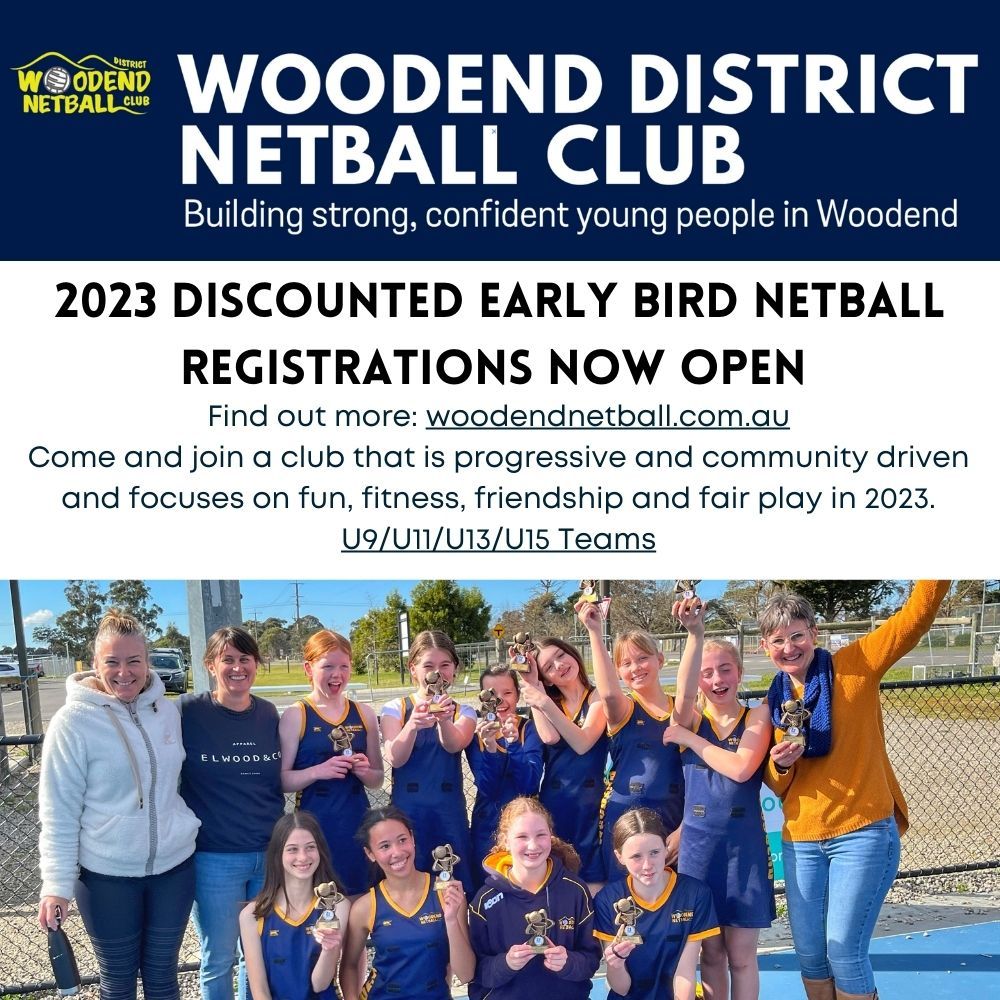 Woodend 2023 Earlybird Netball 1000 × - Kyneton High School - Excellence in Teaching & Learning