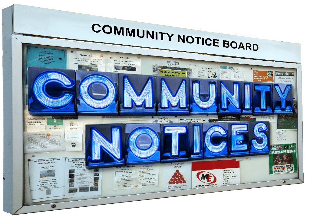 Community noticeboard 3 - Kyneton High School - Excellence in Teaching & Learning
