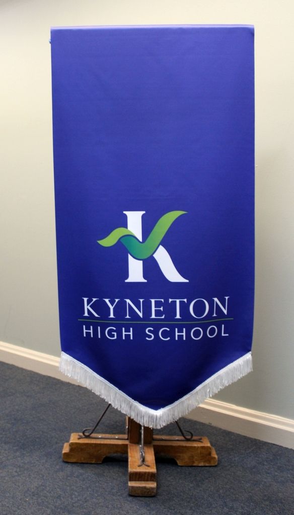 New lectern banner - Kyneton High School - Excellence in Teaching & Learning